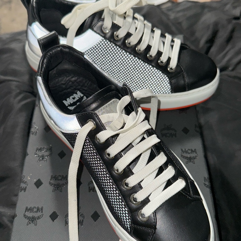 MCM Sneakers with box and Dustbag